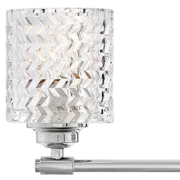 HINKLEY - Elle 32.0 in. 4 Light Chrome Vanity Light