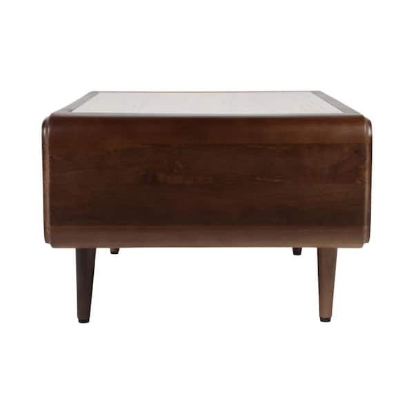 Liv & Skye 36.5 in. L x 16.5 in. H Brown Wood Rectangle Coffee