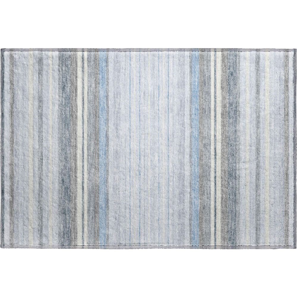 Mayfield Premium Machine Washable Abstract AMF2330 Sky 3 ft. x 4 ft. Area Rug price history on PriceWatchPro
