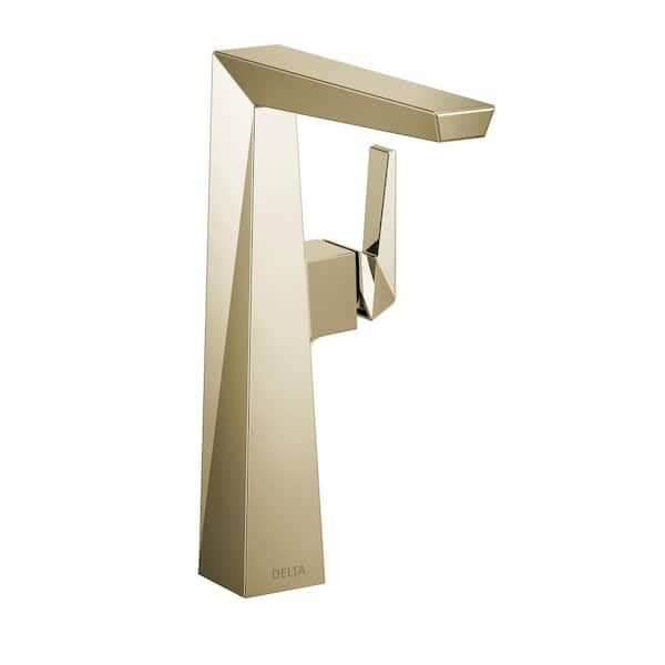 Delta Trillian Single Hole Single-Handle Vessel Bathroom Faucet in Polished Nickel