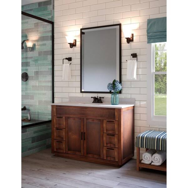 Design House Torino 1-Light Brushed Bronze Indoor Wall Sconce 