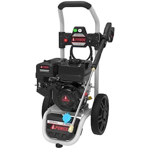 3200 PSI 2.4 GPM Cold Water Gas Pressure Washer 208CC OHV Engine with 4 Quick Connect Nozzles