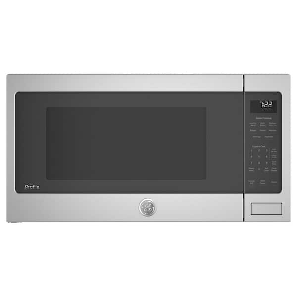 Profile 2.2 cu. ft. 1100-Watt Countertop Microwave in Stainless Steel  with Built -In Sensor