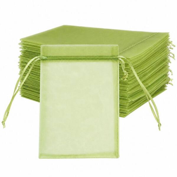 100-Pieces, Reusable Polyester, Drawstring Closure, 6 x 9 in. Fruit Protection Bag Garden Harvest Set, Fruit Baskets