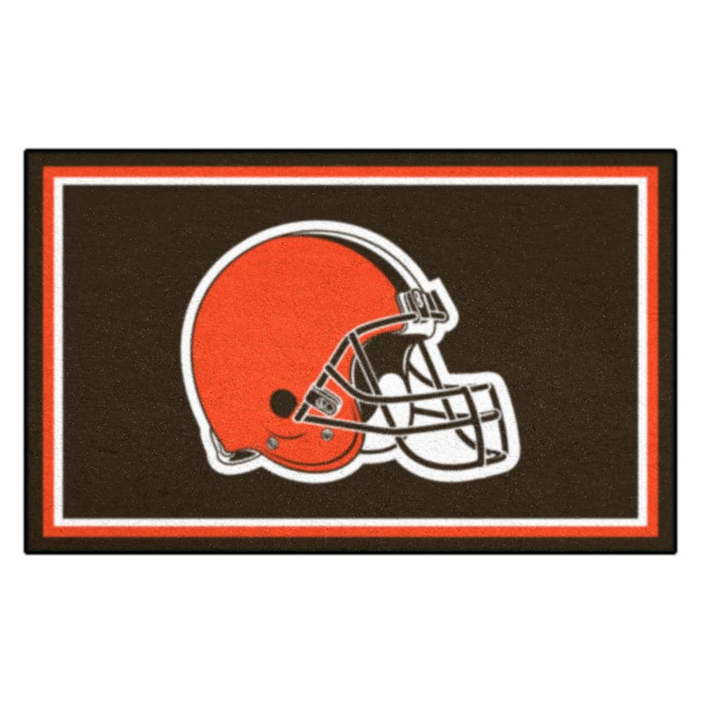 FANMATS Cleveland Browns 4 ft. x 6 ft. Area Rug 6571 - The Home Depot