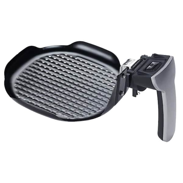 GoWISE USA Air Fryer Grill Pan Fits 3.7 Digital Air Fryer with 8 Cook Presets GW22638, GW22639, GW22640, GW22651