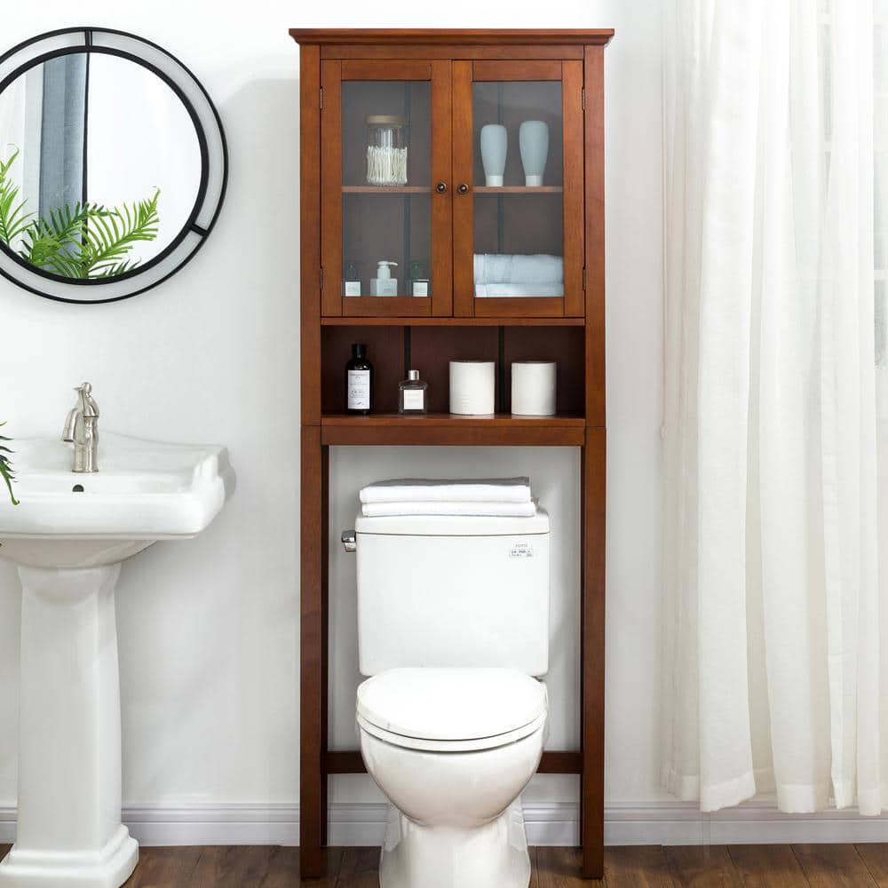Over-the-Toilet Storage in 2023  Tiny bathroom storage, Small