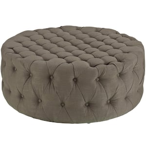 Granite Amour Upholstered Fabric Ottoman