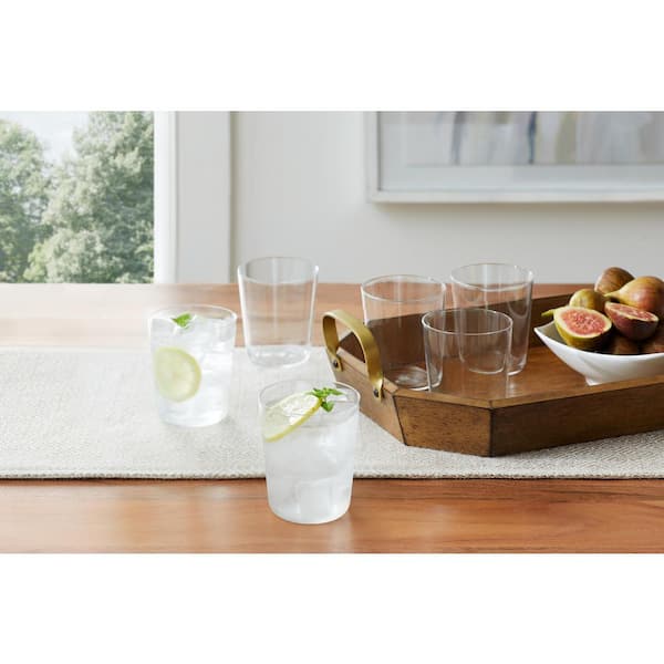 Comfy Package [100 Sets] 16 oz. Clear Plastic Cups With Flat Lids : Home &  Kitchen 