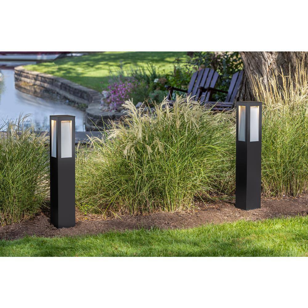 Taper Hardwired Titanium Gray LED Bollard Light price history on PriceWatchPro