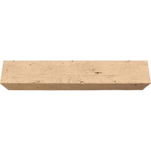 Fiberon 5.1-in x 5.1-in x 3-1/4-ft Simply Brown Composite Deck Post Sleeve