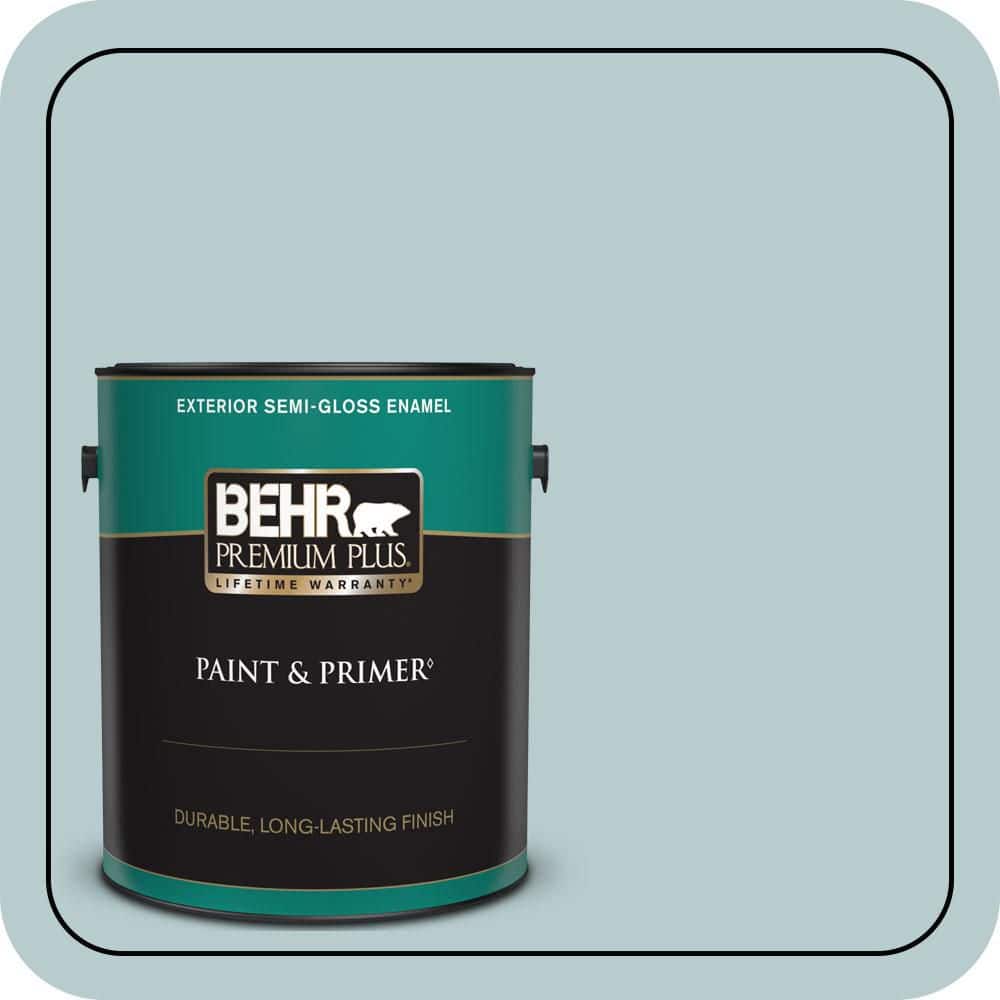 1 gal. #MQ3-54 Dayflower Semi-Gloss Enamel Exterior Paint & Primer price history on PriceWatchPro