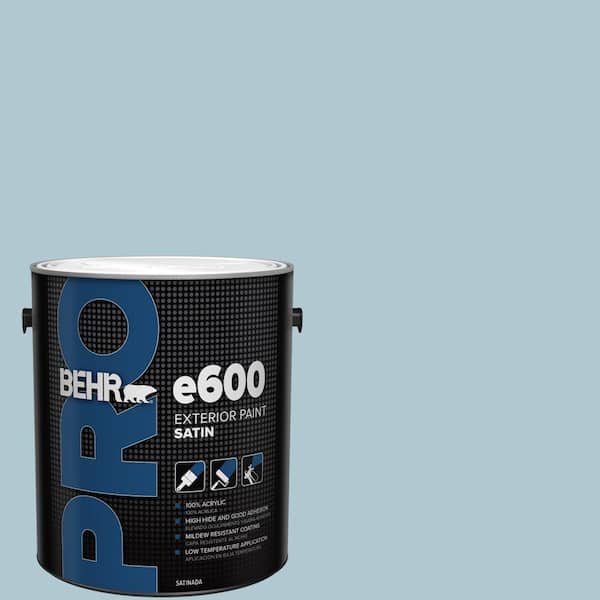 BEHR PRO 1 gal. #S470-2 Gentle Sea Satin Exterior Paint