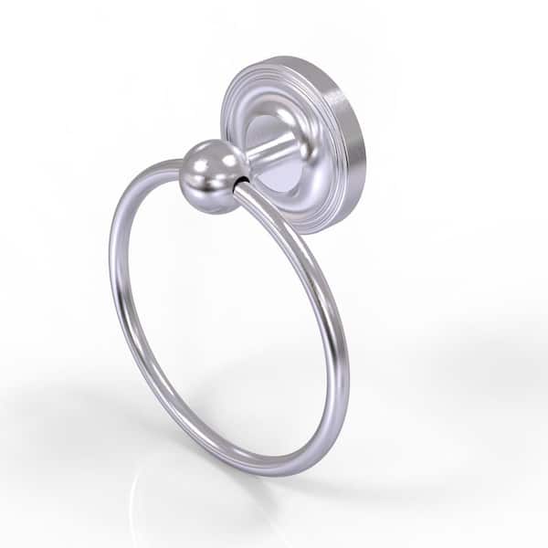 Allied Brass Prestige Regal Collection Wall Mounted Towel Ring in Satin Chrome