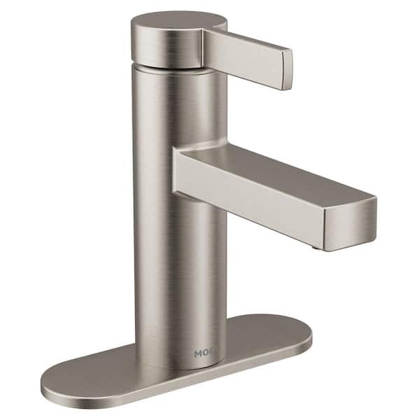 MOEN Beric Single Hole Single Handle Bathroom Faucet in Spot