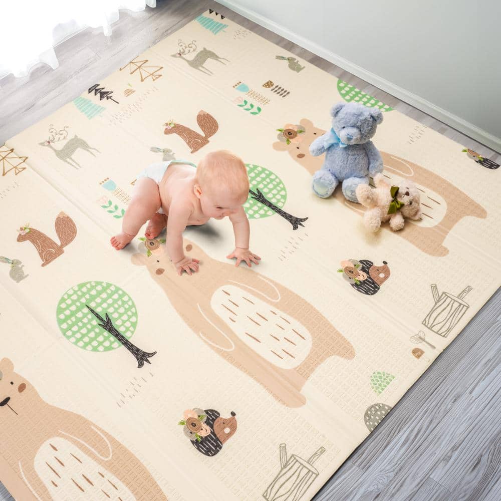 "Baby Play Mat, Foam Mats for Floor with Travel Bag Waterproof Foldable Mats -78"" x 70"" x 0.4" price history on PriceWatchPro