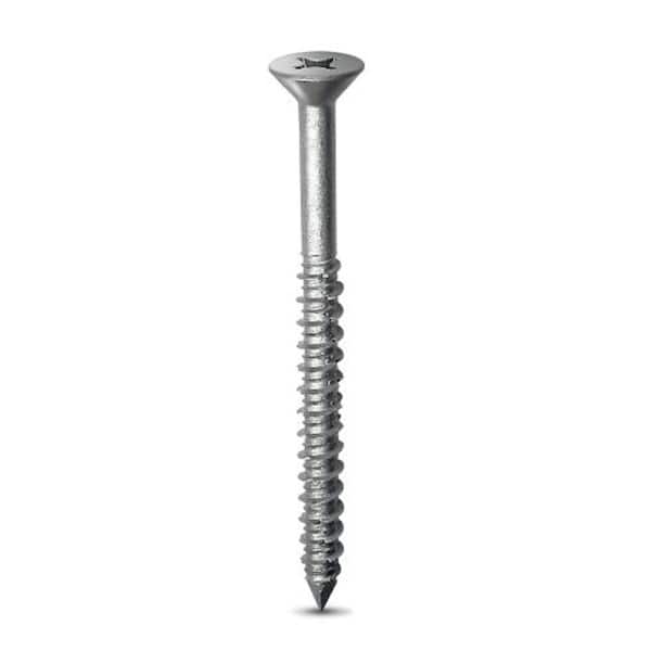Simpson Strong-Tie 1/4 x 4 in. Flat Head Titen Stainless Steel Concrete and Masonry Screws (100-Pack)