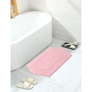 Waterford Collection 100% Cotton Tufted Bath Rug, 17 in. x24 in. Rectangle, Pink