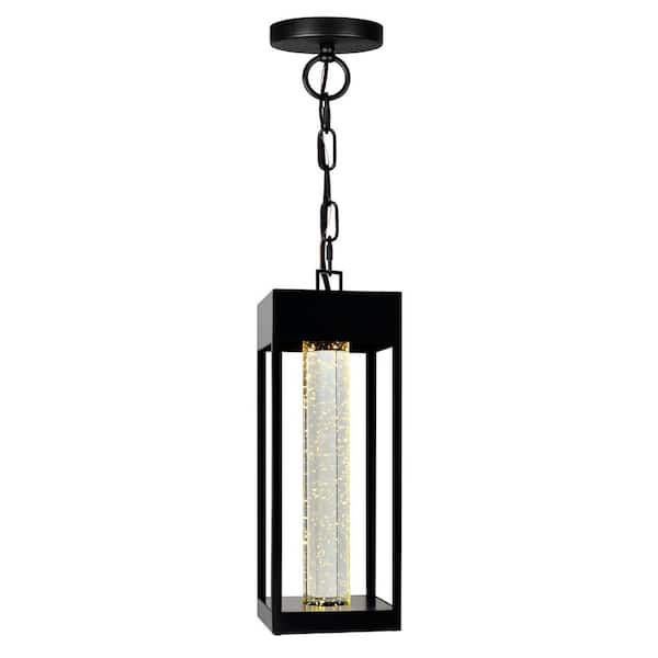 Rochester 1 Light Integrated LED Black Outdoor Pendant
