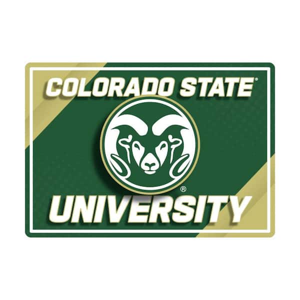 Evergreen Colorado State University NCAA Multicolor Rectangle Desklite LED Decor