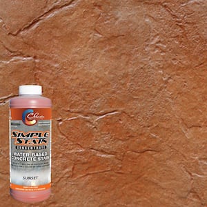 1 qt. Sunset Concentrated Semi-Transparent Water Based Interior/Exterior Concrete Stain