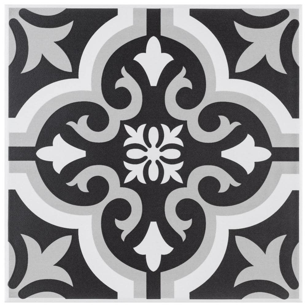 Braga Classic II Encaustic 7-3/4 in. x 7-3/4 in. Ceramic Floor and Wall Tile (10.94 sq. ft. / Case)