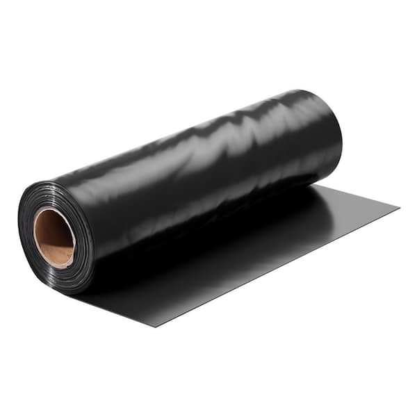 10 Mil. Plastic Sheeting Heavy Duty 10 x 100 ft. Thick Plastic Sheeting Roll, Plastic Drop Cloth Painters Tarp, Black