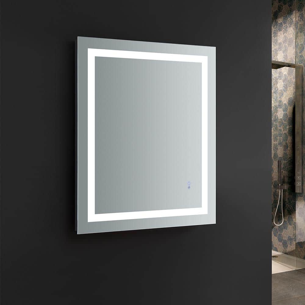 Frameless 36" x 30" Clear LED Bathroom Vanity Mirror
