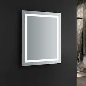 Santo 36 in. W x 30 in. H Frameless Rectangular LED Light Bathroom Vanity Mirror