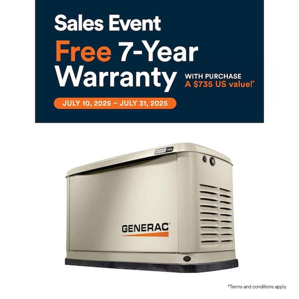 14,000 Watt - Dual Fuel Air- Cooled Whole House Home Standby Generator, Smart Home Monitoring