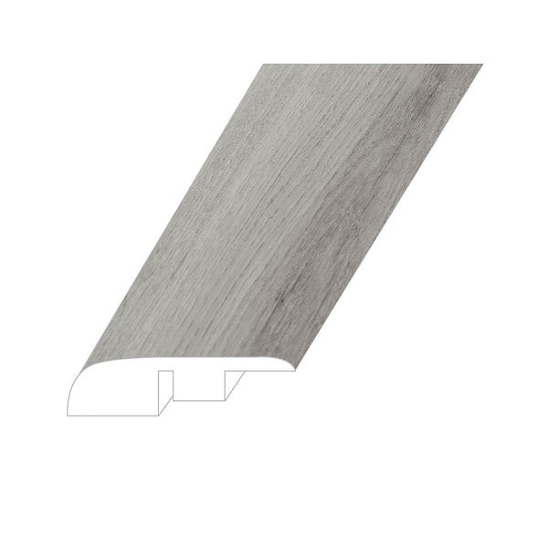 null Invicta Mystic Haze 0.59 in. T x 1.38 in. W x 94.49 in. L Vinyl End Cap Molding