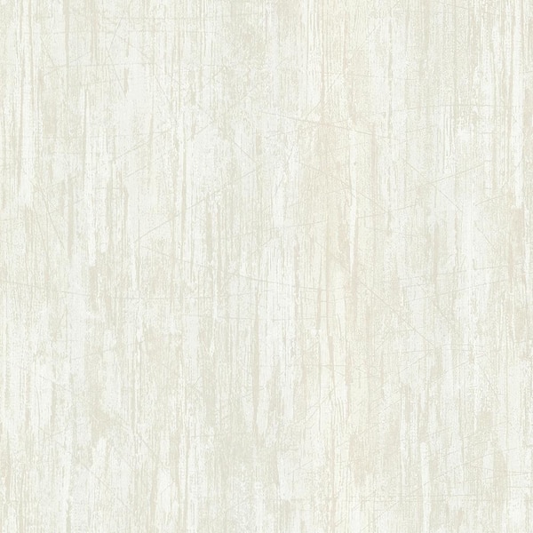 Advantage Catskill Beige Distressed Wood Paper Strippable Wallpaper (Covers 56.4 sq. ft.)