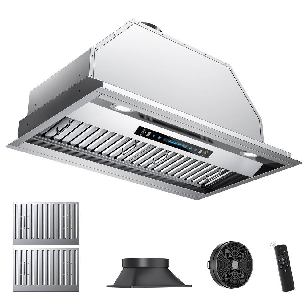 Reviews for Blomed 30 in. 900 CFM Ducted Insert Range Hood in Stainless