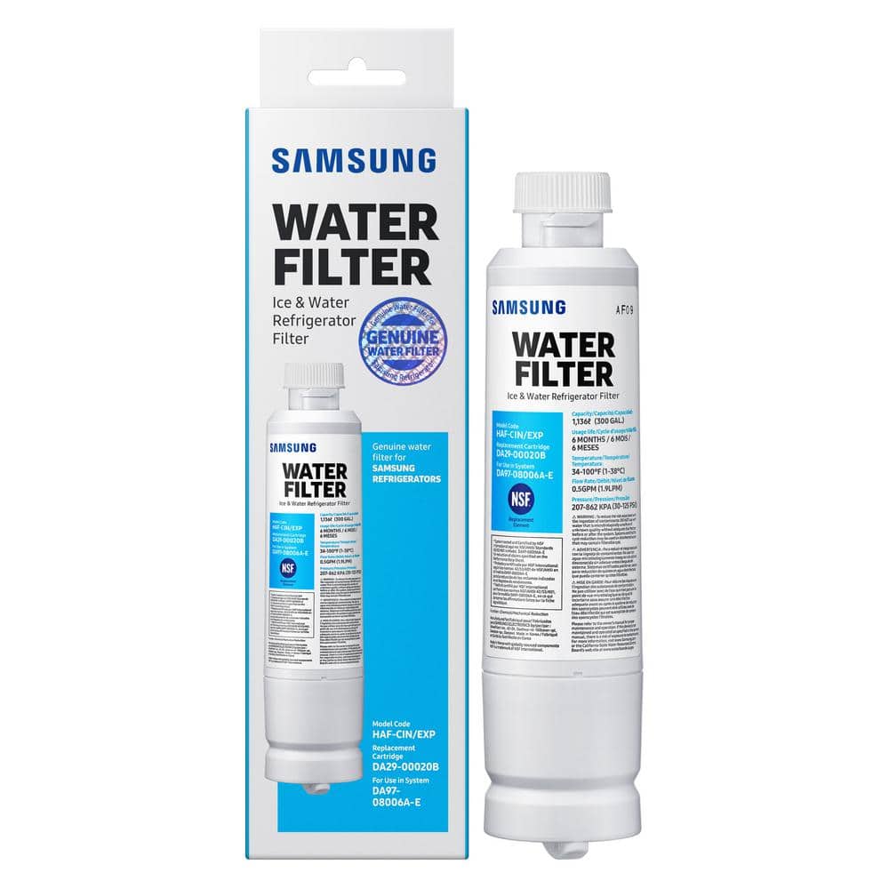 Samsung Genuine Refrigerator Water Filter for French Door and Side-by-Side