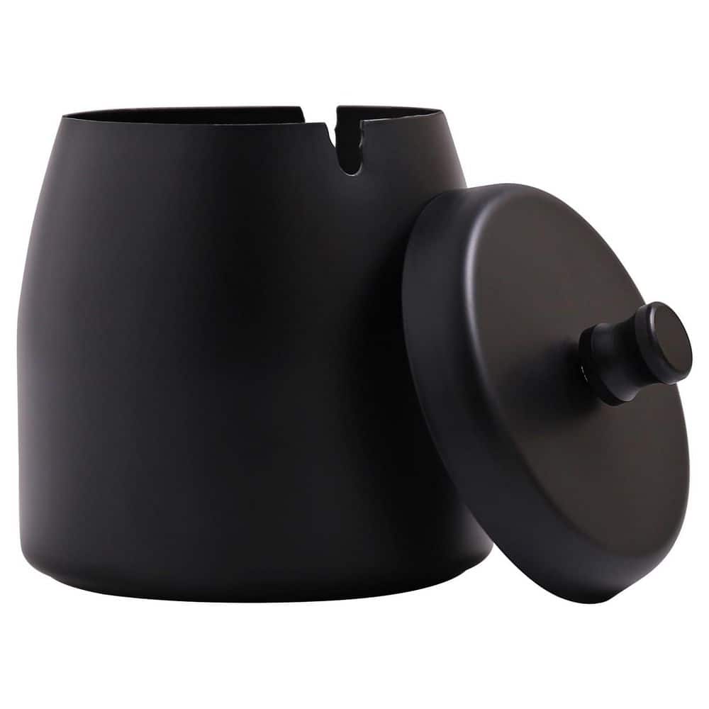 Augbeer Stainless Steel Ashtray with Lid Smokeless Odorless and