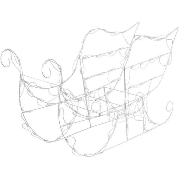 48in. Lighted Sleigh Outdoor Christmas Decoration