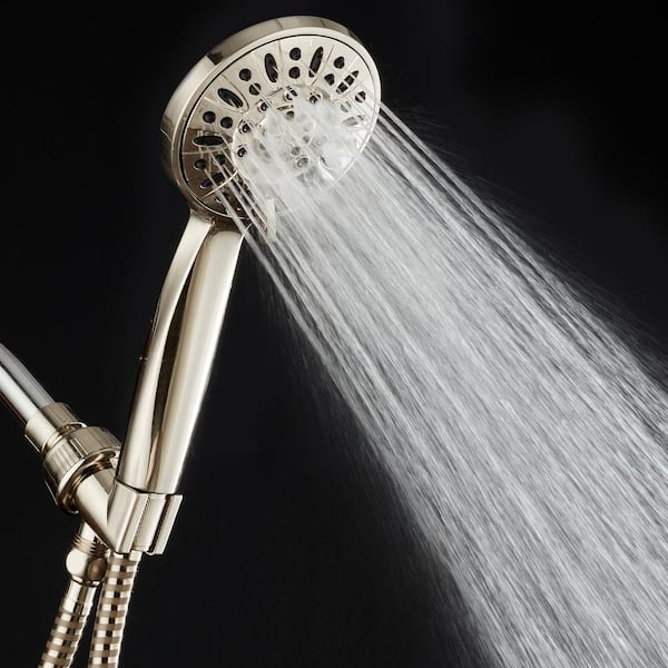 AquaDance 6-Spray 4 in. Single Wall Mount Body spray Handheld
