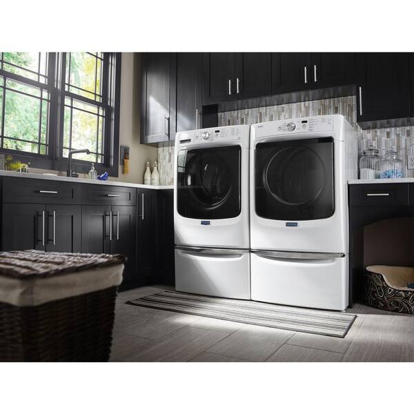 Maytag 7.4 cu. ft. 240 Volt Stackable White Electric Vented Dryer