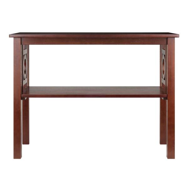 Winsome Wood Ollie Walnut Console Table