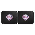 FANMATS MLB Philadelphia Phillies Black Heavy Duty 2-Piece 14 In. X 17 ...