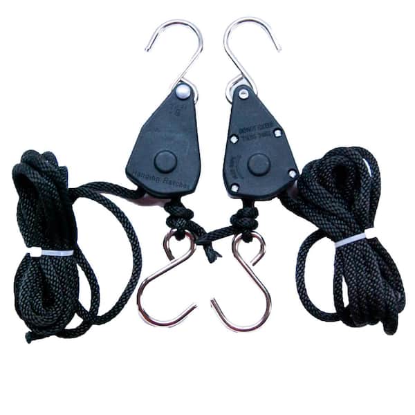 Viagrow Plastic Ratchet Hook Light Hanger Movers Pair