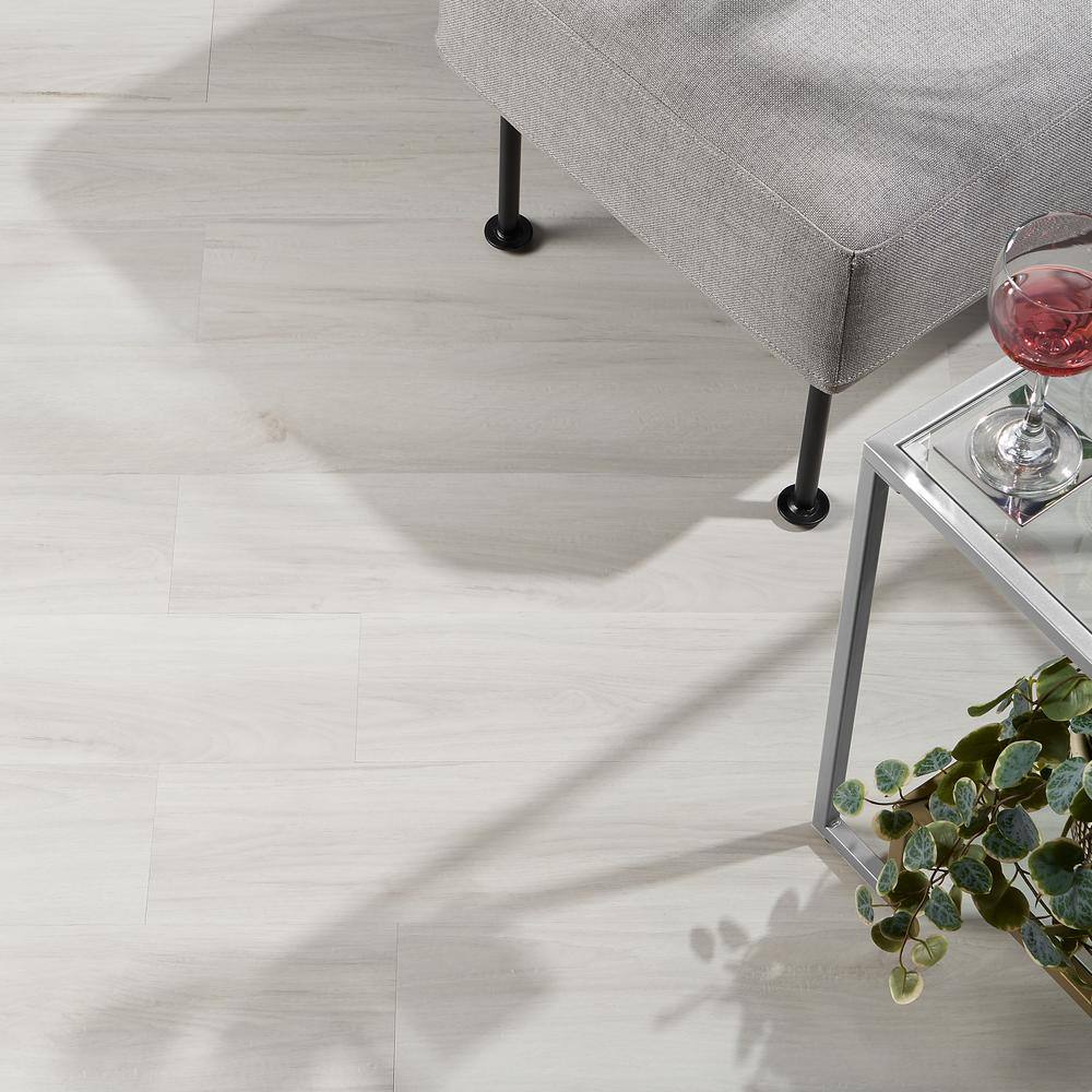 Lyra Hickory Sea Gray 6" x 48" Vinyl Plank Flooring