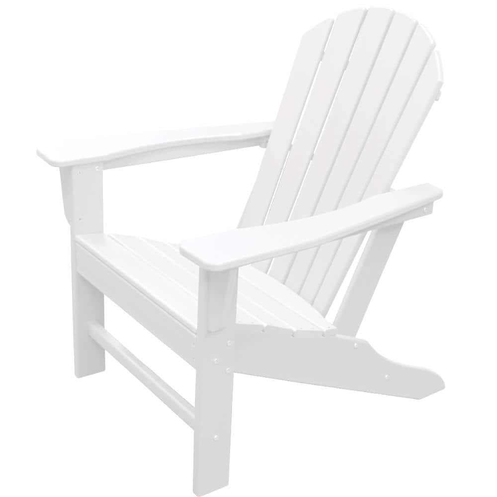 NewTechWood Atlantic Classic Curveback Ivory Plastic Outdoor Patio