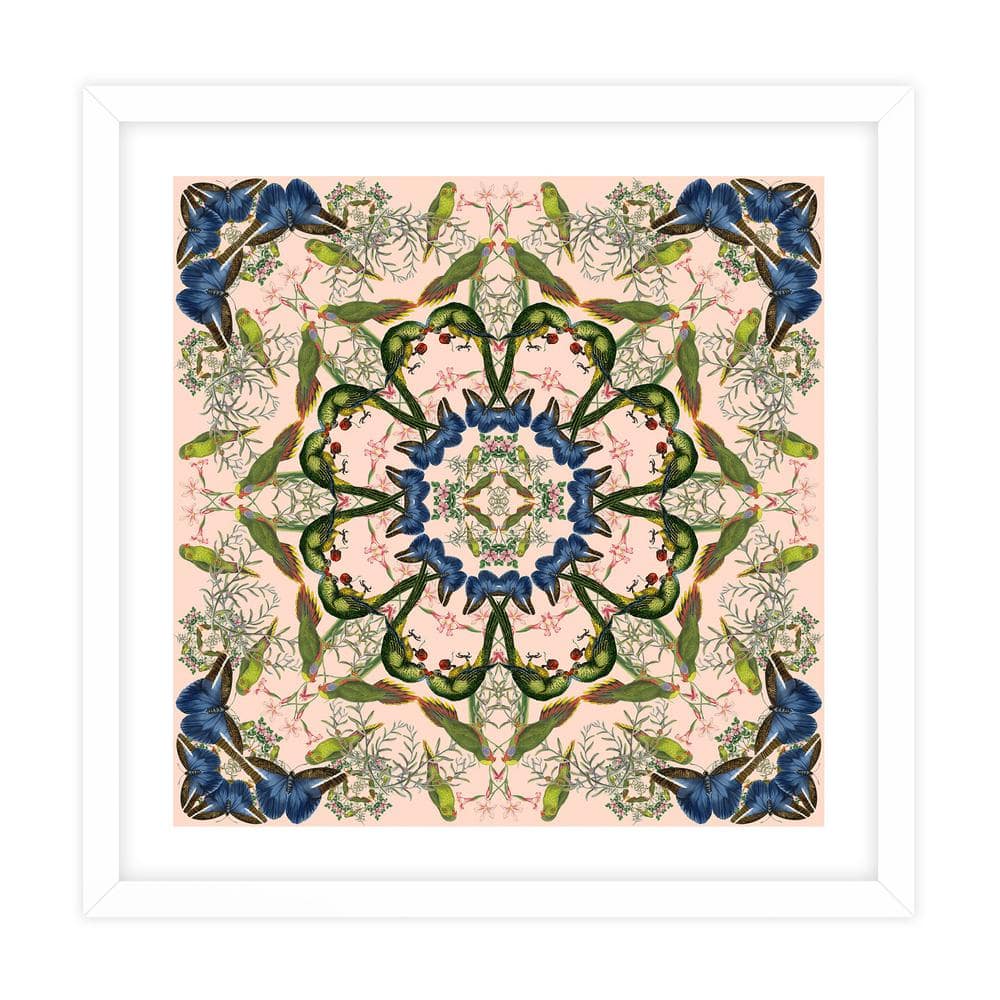 Nature Kaleidoscopes Framed Animal Art Print 34 in. x 34 in.