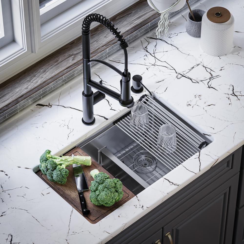 Elite 32'' Double Bowl Stainless Steel Undermount Kitchen Sink