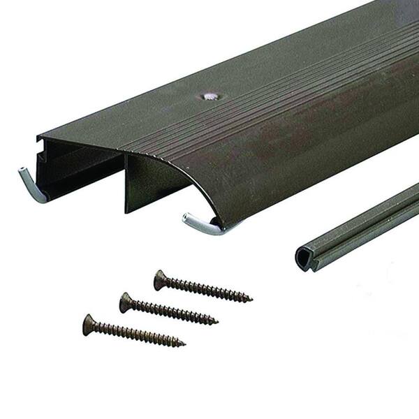M-D Building Products High Bumper 3-3/8 in. x 32 in. Bronze Aluminum Threshold