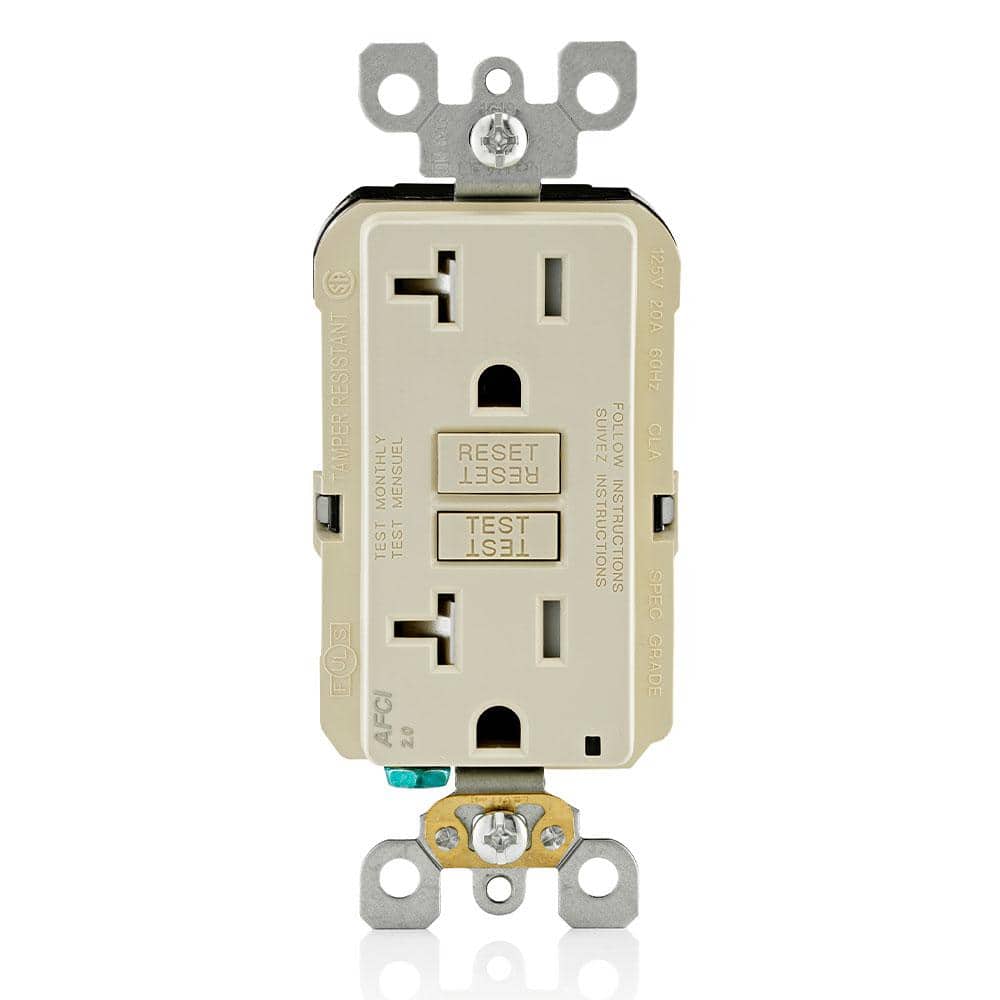 20 Amp Tamper Resistant AFCI Duplex Outlet, Ivory AFTR2-I price history on PriceWatchPro