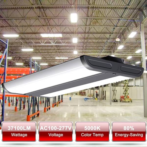 bulbeats 3.8 ft. LED High Bay Shop Light, Black 265W 37100LM bulbeats 3.8 ft. LED High Bay Shop Light, Black 265W 37100LM