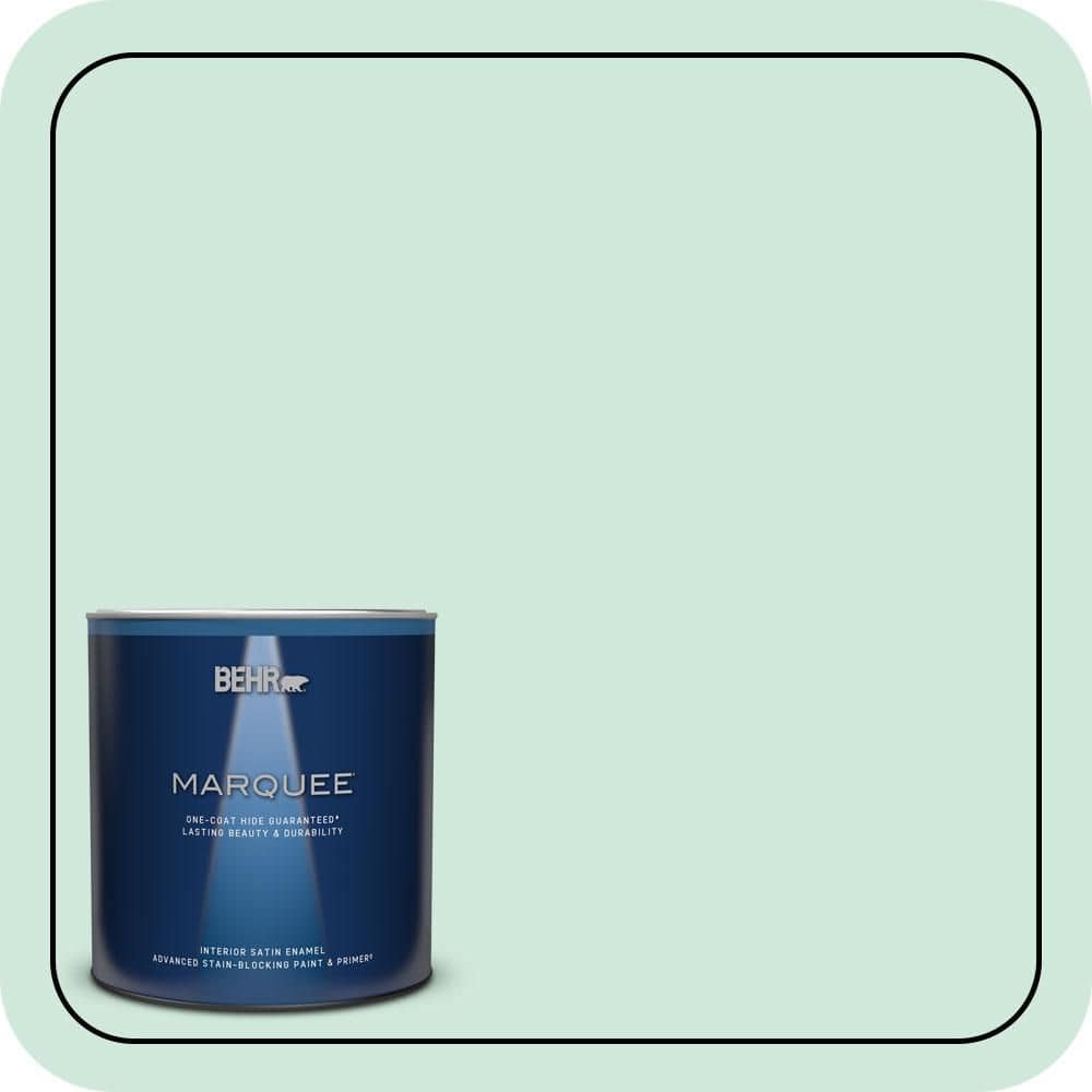 1 qt. #M420-2 Green Aqua Satin Enamel Interior Paint & Primer price history on PriceWatchPro
