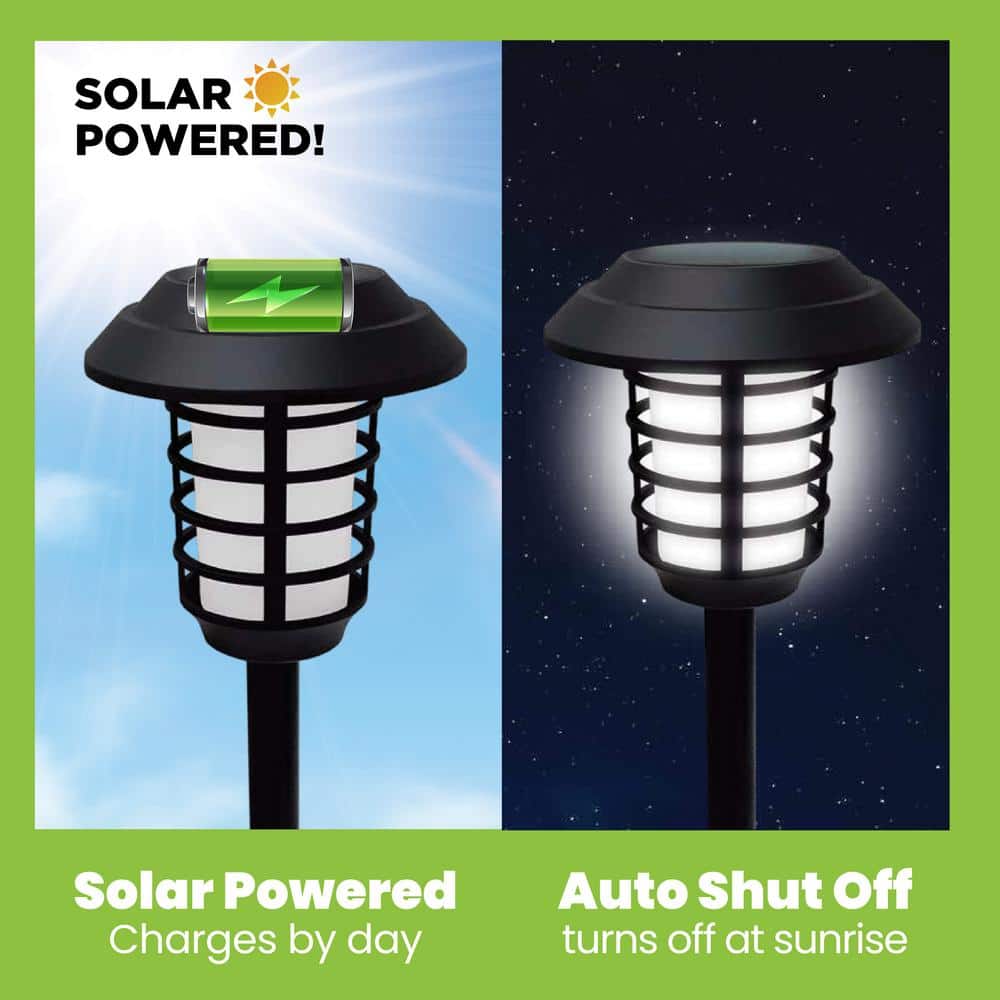 Bell+Howell Color Changing LED Solar Pathway Lights 4-Pack